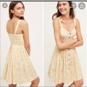 Anthropologie Bug Floral Cafe Dress by Maeve